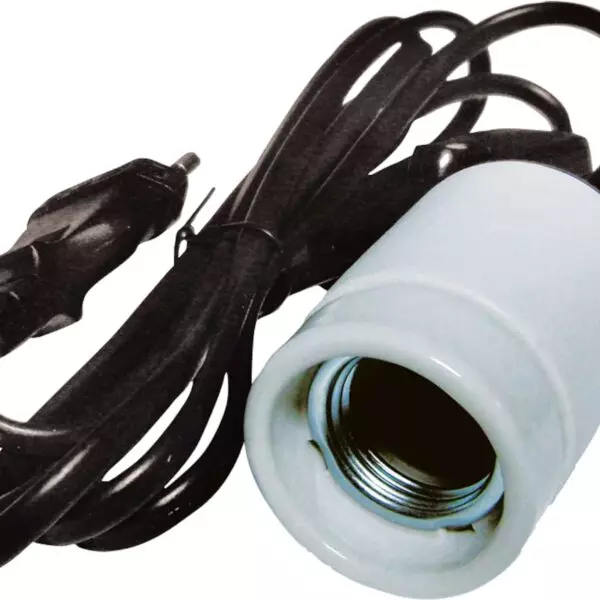 Flamingo    Lampenhouder KERAMISCHE LAMPHOUDER SPOT SOCKET Dit product is gemaakt voor terrariums. Het is warmtebestendig en heeft een keramische lampenhouder. De fitting is geschikt voor spotlampen tot 250 Watt.