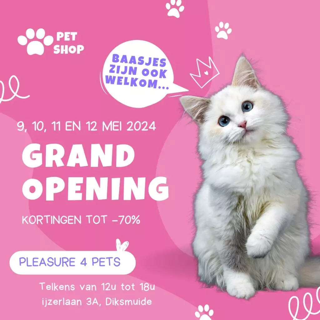 Opening Winkel Pleasure4Pets Diksmuide