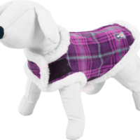 Polar Fleece Dog Coat - Happet 301B - Purple XS - 25cm