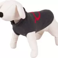 Classic Dog Sweater - Happet 440M - Grey M - 30cm