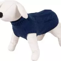 Dog Sweater / Knitted Pattern - Happet 500S - Blue S - 25cm